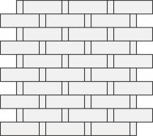 La Fabbrica Ava Artile Muretto Greige Nat Rett 30x30