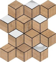 La Fabbrica Ava Honey Wood Rombo Nat Ret Mix 5 Essenze 30x35