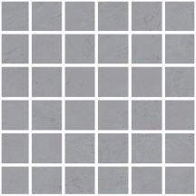La Fabbrica Ava Resine Mosaico Grigio Rett Su Rete 30x30