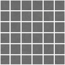 La Fabbrica Ava Resine Mosaico Nero Rett Su Rete 30x30