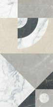 La Fenice Marble Velvet Decoro Frame Line Reactive 3D Rett 60x120