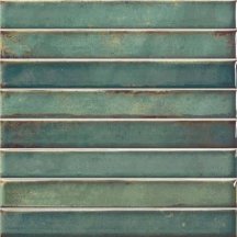 La Platera Raku Brick Emerald 35x35