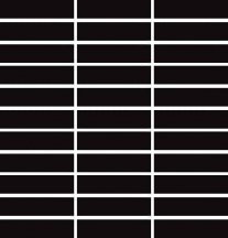Land Gallery Black Pulido Mosaico 2.5x10 29.75x29.75