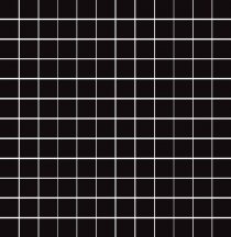 Land Gallery Slim Black Mosaico 2.5x2.5 29.75x29.75