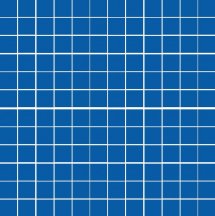 Land Gallery Slim Blue Mosaico 2.5x2.5 29.75x29.75
