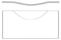 Land Midland Grey Natural Bag 29.75x59.55
