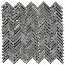 LAntic Colonial Paradise Mosaics Arrow Negr 29.2x27.2