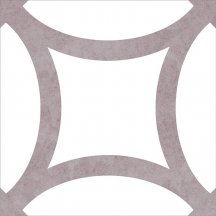 Mayolica District Figure Silver Grey 20x20