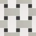 Micro Microtiles Ancient Ancient Mix 2.5X2.5 Black-5X10 White-5X10 Dust 30.1x30.1