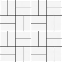 Micro Microtiles Basket Mix 5X10 White Matt - 5X10 Mud Matt - 5X10 Mou Matt 40.2x40.2