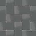 Micro Microtiles Herringbone Glaze Graphite 40.2x40.2