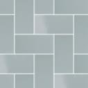 Micro Microtiles Herringbone Mix Glaze Azure 40.2x40.2