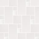 Micro Microtiles Offset Mix Glaze White 35.1x30.1