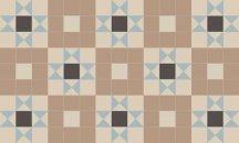 Micro Microtiles Tipico Mix A-B Sand-Azure-Coffee-Terracotta 30.1x30.1