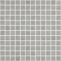 Monocibec Graphis Grigio Mosaico Su Foglio 2.5x2.5 30x30