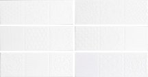Monopole Esencia Relieve Blanco Brillo 10x30