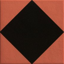 Mutina Mattonelle Margherita Rhombus Black Anti-Slip 20.5x20.5