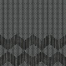 Mutina Tape Zigzag Half Black 20.5x20.5