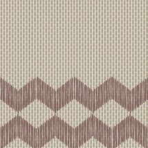 Mutina Tape Zigzag Half Brown 20.5x20.5