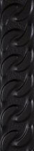 My Way Fashion Spirit Black Listwa Struktura Mat 9x39.8