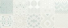 Novabell Milady Preinciso Patchwork White Mint 25x60