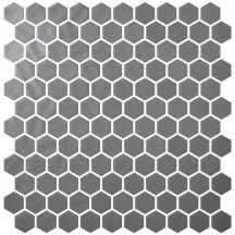 Onix Mosaico Hex Natureglass Grey 30.1x29