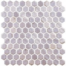 Onix Mosaico Hex Natureglass New Argent 29x30.1