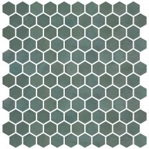 Onix Mosaico Hex Stoneglass Green 30.1x29