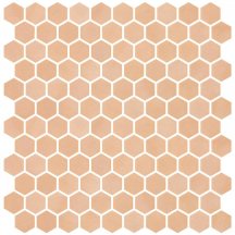 Onix Mosaico Hex Stoneglass Ochre 30.1x29