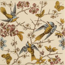 Original Style Artworks Colonial White Bluebird 15.2x15.2