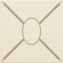 Original Style Artworks Colonial White Cartouche 15.2x15.2