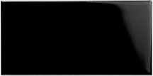 Original Style Artworks Jet Black Rounded Short Edge 7.5x15.2