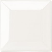 Original Style Artworks Vintage White Metro Bevelled Tile 7.5x7.5