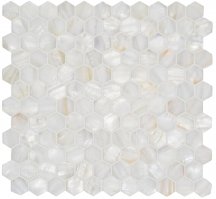 Original Style Mosaics White Pearl Hexagon 28.5x29.5