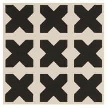 Original Style Odyssey Babylonian Black On Dover White 15.1x15.1