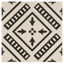 Original Style Odyssey Pompeii Black On Dover White 15.1x15.1