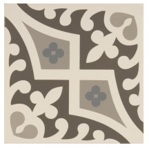 Original Style Odyssey Romanesque Light Blue Light Grey And Dark Grey On Dover White 15.1x15.1