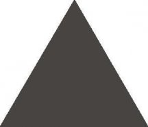 Original Style Victorian Floor Tiles Black Equilateral Triangle 9x10.4