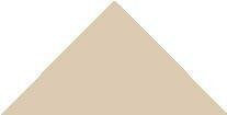 Original Style Victorian Floor Tiles White Triangle 3.7x7.3