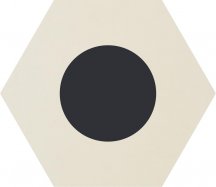 Ornamenta Core Basic Dot Positive White D 60 Hexagon 60x60