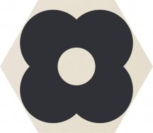 Ornamenta Core Basic Petals White D 60 Hexagon 60x60