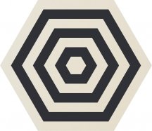 Ornamenta Core Basic Target White D 60 Hexagon 60x60