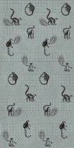 Ornamenta Mini Operae Lemurs Grey 60x120