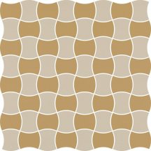 Paradyz Modernizm Bianco Mozaika Prasowana K 3.6X4.4 Mix C 30.86x30.86