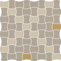 Paradyz Modernizm Bianco Mozaika Prasowana K 3.6X4.4 Mix D 30.86x30.86