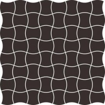 Paradyz Modernizm Nero Mozaika Prasowana K 3.6X4.4 30.86x30.86