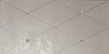 Petracers Ad Maiora Rhombus Fregio Con Swarovsky Platino Su Perla 50x100