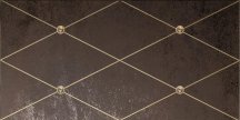 Petracers Ad Maiora Rhombus Fregio Oro Su Moro 50x100