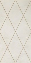 Petracers Ad Maiora Rhombus Oro Su Beige 50x100