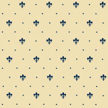Petracers Grand Elegance Giglio Blu Su Crema 20x20